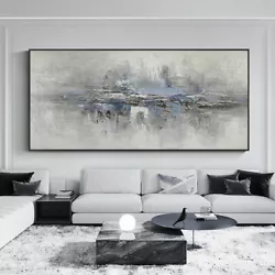 Buy HH288 Modern Large 100% Hand-painted Abstract Decor Painting Color Art On Canvas • 31.42£
