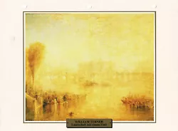 Buy Landscape With A River And A Bay In The Hint. - William Turner - Info Card • 0.86£