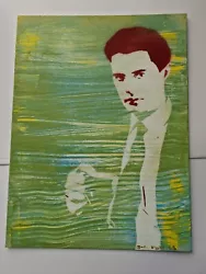 Buy Dale Cooper Twin Peaks OOAK Gift  Handmade Art Painting  Canvas Board Lynch • 30£