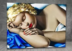 Buy Tamara De Lempicka Sleeping Woman CANVAS PAINTING ART PRINT 1313 • 13.03£