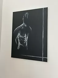 Buy Mens Body/tors Canvas Painting Black And White • 15£