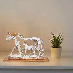 Buy Galloping Horse Statue Animal Figurine Home Desktop Shelf Decor Artwork • 18.84£