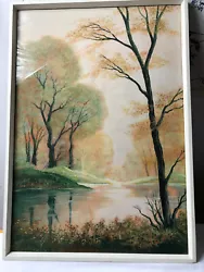 Buy A Wilkinson Watercolour  - Woodland Stream, Lake & Trees - Great Light - Framed  • 121.70£