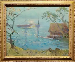 Buy Frank Montague Moore -Hawaiian Boats In Maui -1910s Oil Painting • 4,704.28£
