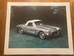 Buy 1962 Chevrolet Corvette 16 X20  Poster, SHOWROOM POSTERS 1978 Power Graphics • 37.80£