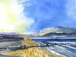 Buy Original Watercolour Painting Bacton Beach No 3 By Ann Marie Whitton • 25£