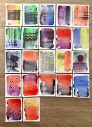 Buy ACEO Original Watercolor/ink Paintings 30 Pieces Art Direct From Artist ALEXA • 15.97£