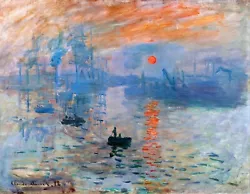 Buy Claude Monet - Impression, Sunrise - Painting Print Poster Picture Portrait Gift • 5.99£