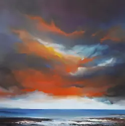 Buy STUNNING ORIGINAL ISABELLE AMANTE  Lost In Clouds  Moody Landscape OIL PAINTING • 1,500£