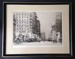 Buy Original Etching 'Westminster' By Listed William Walcot R.E., Hon.R.I.B.A. 1936 • 179£
