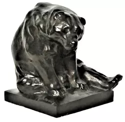 Buy Joseph Franz Pallenberg, Bear, German Patinated Bronze Sculpture, Ca. 1920s • 3,779.97£