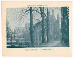 Buy Winchester Cathedral Hampshire Antique Print Picture 1900 BPF#1675 • 2.99£