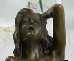 Buy Bronze Sculpture Erotic Art Deco Nude Sexy Statue Figure Art Gift • 139.62£
