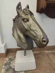 Buy Stunning Large Original Ornamental Horse Head Statue By Artist One Off Piece • 289£