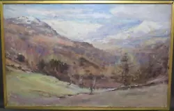 Buy Large Tonalist Mountain Landscape Impressionist Oil Circa 1913 Signed Research!! • 90£