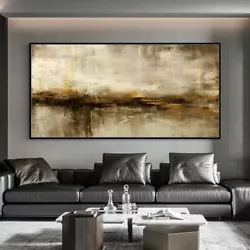 Buy Mintura Handmade Abstract Oil Painting On Canvas Modern Home Decoration Wall Art • 81.90£