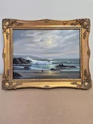 Buy Peter Cosslett Original Painting - 1927-2012 Rough Sea’s Against Rocks • 500£