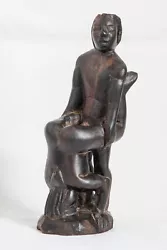 Buy Genuine Madagascan Sakalava Tribe Funeral Erotic Hand Carved Wood Sculpture • 50£