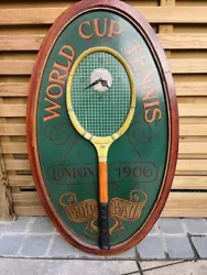 Buy Vintage Reproduction Wall Mount Tennis Clock • 20£