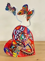 Buy Pop Art Metal   Open Heart   Sculpture By DAVID GERSTEIN • 228.46£