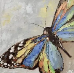 Buy Original Oil Painting On Canvas Wall Decor Abstract Butterfly Art Sale • 55£