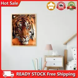 Buy Tiger Oil Paint By Numbers Kit DIY Acrylic Painting On Canvas Frameless Drawing • 7.19£
