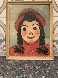 Buy Framed Oil On Canvas Doll Painting Local Artist J. Renna Oyster Bay, NY • 8.27£