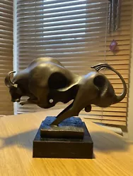 Buy Abstract Modern Art Charging Bull Reproduction Of Milo Bronze Statue Sculpture • 299£