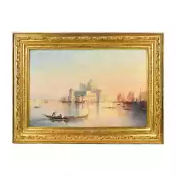 Buy Ancient View Of Venice Classic View Of The Evening Romantic Bustle Of Boats  • 3,169.68£