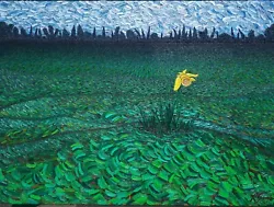 Buy Original Oil Painting Daffodil By Robert Salvador George 70cm By 90cm • 700£