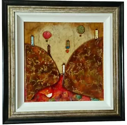 Buy Kerry Darlington Original Acrylic Painting   Hot Air Balloon   • 850£