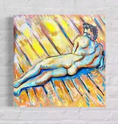 Buy Oil Paintings. Contemporary Art. Men. Male Picture. Gay Art Figurative.  • 90.96£