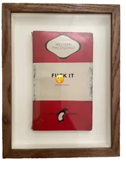 Buy The Connor Brothers -F*** It - Hand Painted Book, Framed, Original, Signed • 1,200£