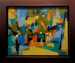 Buy Marcel Mouly -Abstract Composition Of Colors-1960 French Fauvist Oil Painting • 29,401.75£