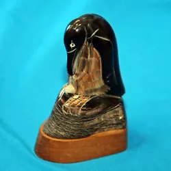 Buy Penguin Carving Amazing Detail!!! One Of A Kind Original Carving! BARRY STEIN • 39.47£