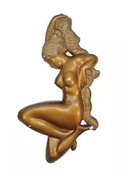 Buy Gypsum Bas-relief Painting Erotic Girl Vintage Art Sculpture Decorative Gift • 73.51£