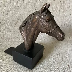 Buy Horse Head Statue Bookend Heavy Austin Sculpture Vintage • 33.06£