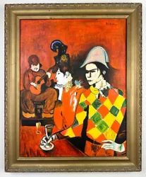 Buy Pablo Picasso (Handmade) Oil On Canvas Signed, Framed & Stamped Painting,Vtg Art • 393.75£