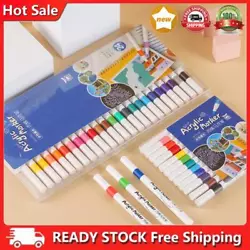 Buy Acrylic Color Marker Set DIY Drawing Pen Assorted Colors For Wood (12 Colors) • 6.24£