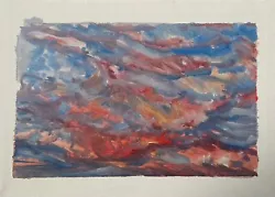 Buy Cloud Study Welsh Beach Oil Painting • 45£