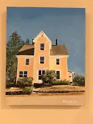 Buy The Colonel’s House On Little Cranberry Island - Original Acrylic Painting • 62.21£