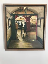 Buy London Underground Painting By Eric Rimmington. Entitled  Sandra And Richard  • 4,000£