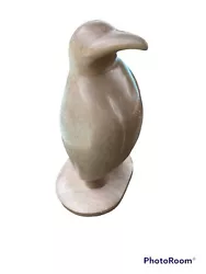 Buy 9” Penguin Sculpture- Beige, Pink , Tan- Heavy • 46.01£