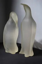 Buy Beautiful Rare And Tall 15  Midcentury Lucite Penguin Pair • 282.55£