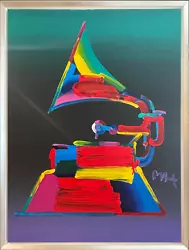 Buy Original Hand Signed Peter Max 'Grammy 2002' Pop Art Painting On Canvas • 197,339.86£