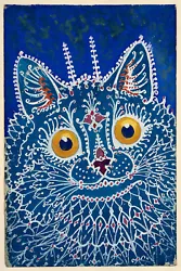 Buy Louis Wain - A Cat In Gothic Style (1925) - Painting Photo Poster Art Print Gift • 24.95£