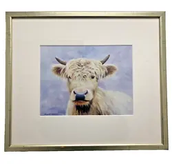 Buy Young Highland Cow Digital Print By Robert Gauld - Signed & Framed • 40£