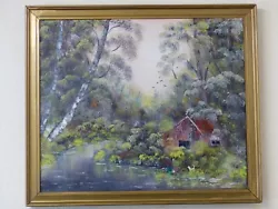 Buy A Beautiful Rural Country Scene - Oil On Canvas Painting. • 45£