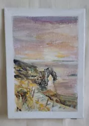 Buy Original Acrylic Painting - Small A5 -  Seascape By Jessica J Peck • 5£