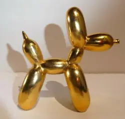 Buy Gold  BALLOON DOG  4 Inches • 14.92£
